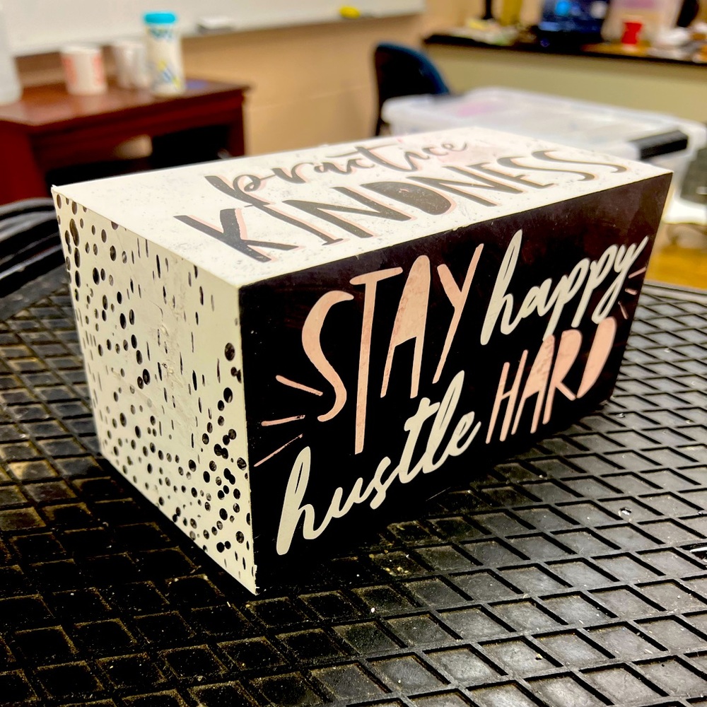 Block decor for home or office